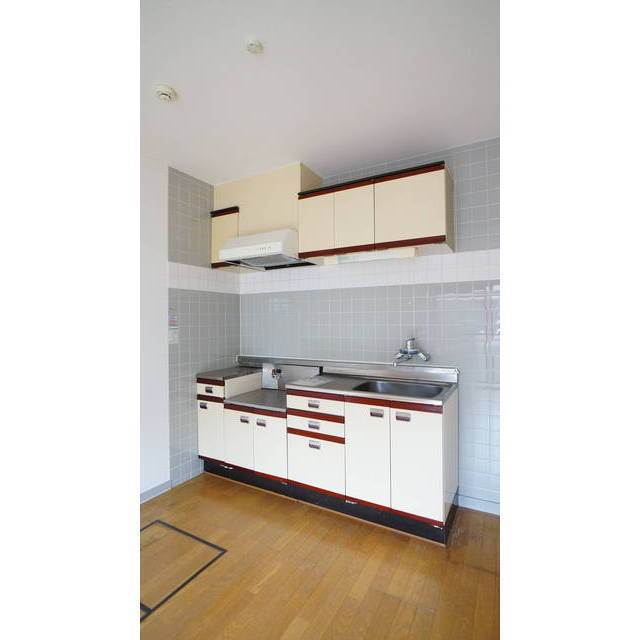 ２口のガスコンロが設置できます