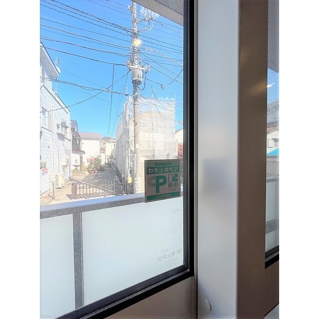 防犯ガラス採用