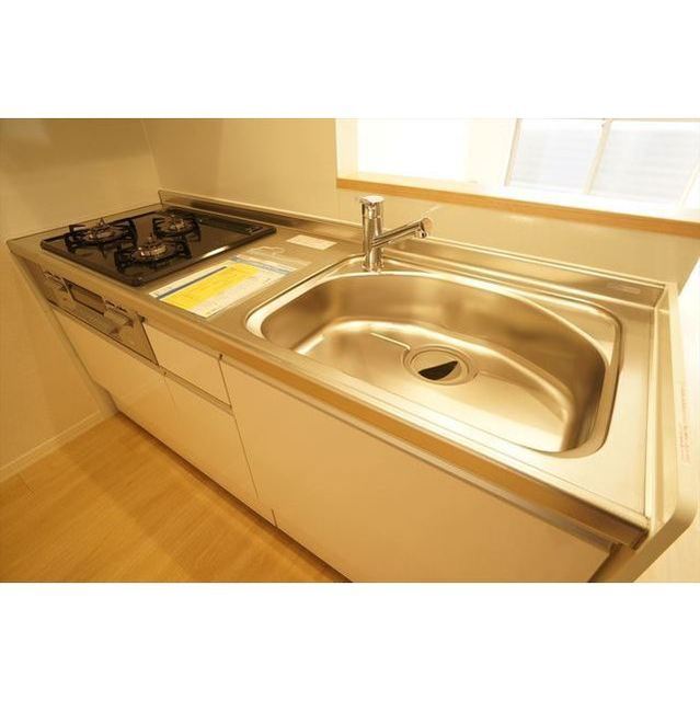 3口ガスコンロシステムキッチン