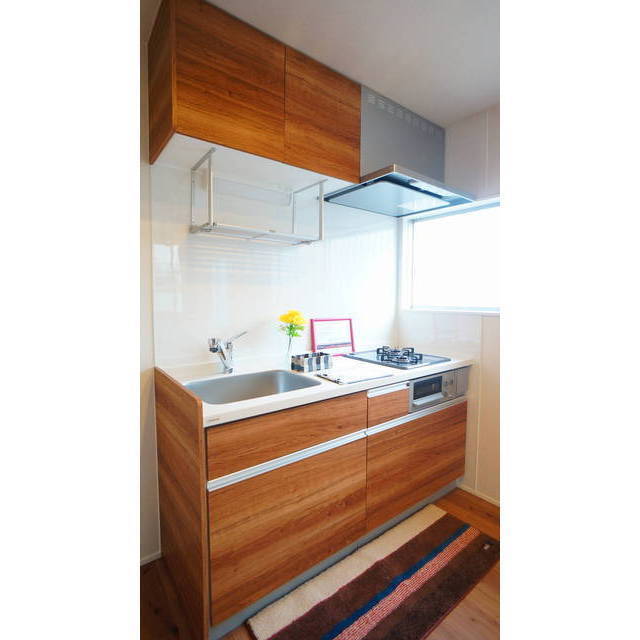 ２口のガスコンロがついてます