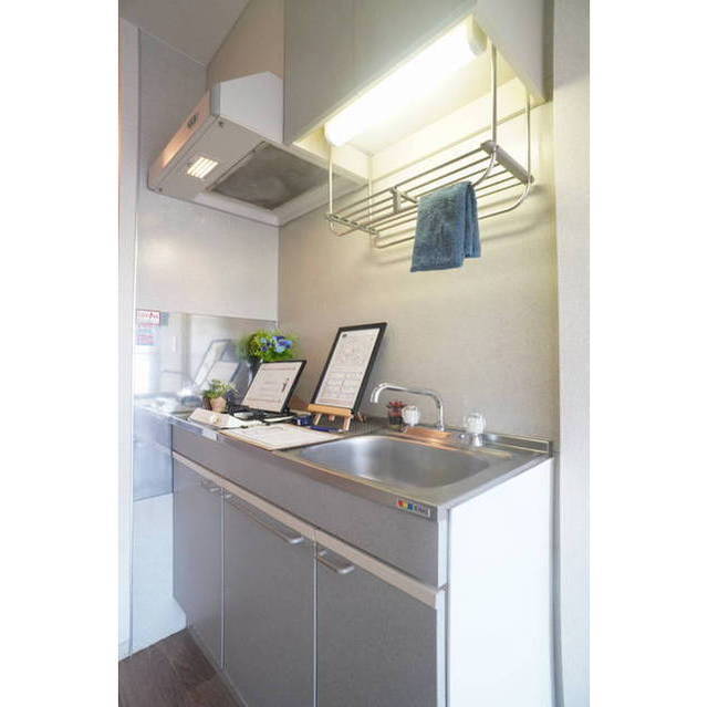 1口ガスコンロが付いたキッチン♪