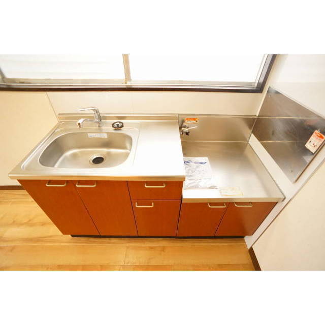 ガスコンロ設置可能♪