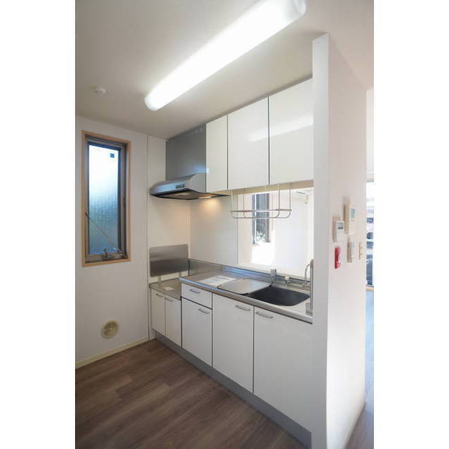 まどのあるキッチン♪2口ガスコンロ設置可！