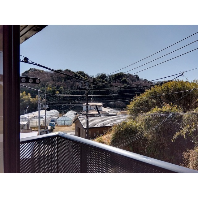 バルコニー側の眺望！見晴らしも良好！