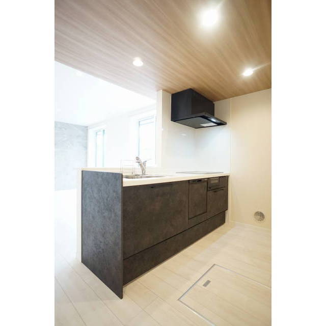 おしゃれなカウンターシステムキッチン