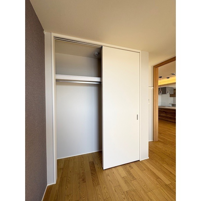 幅のあるクローゼット♪