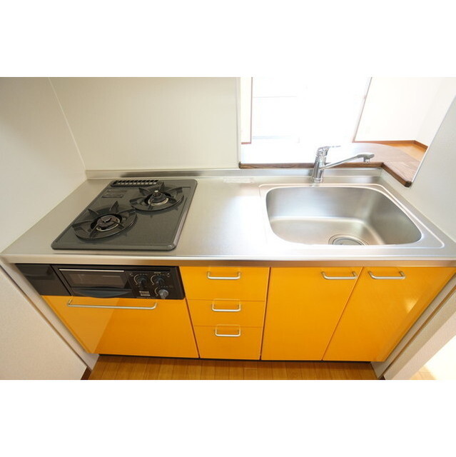 同時調理OK!2口システムキッチンで時短クッキング