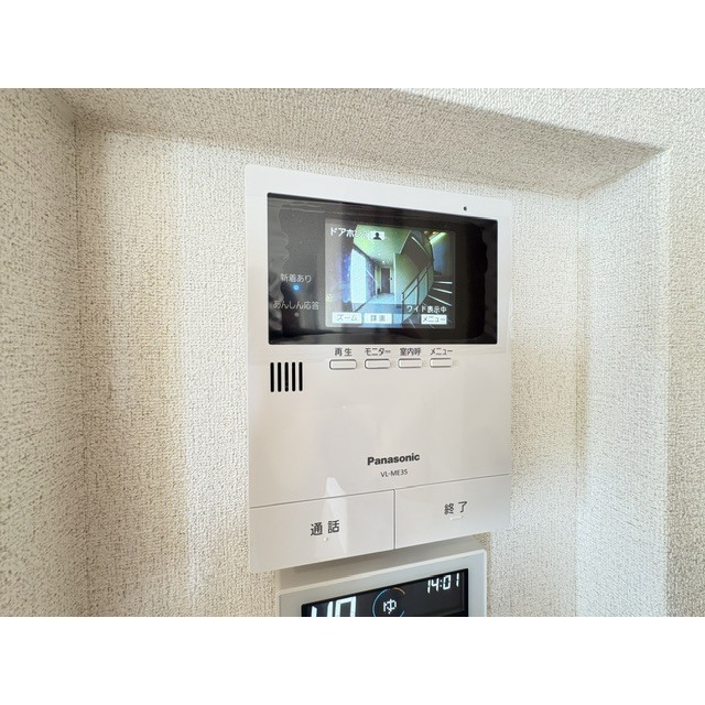 録画機能も付いた安心のモニターホン♪