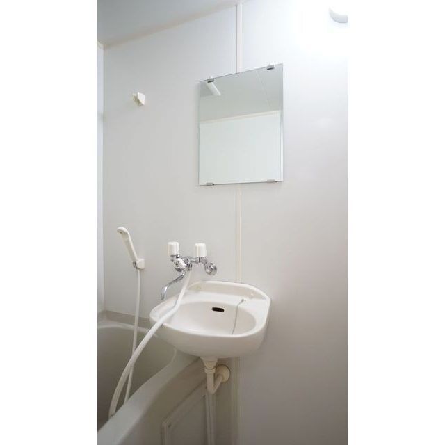 浴室と洗面は一緒になっているタイプです