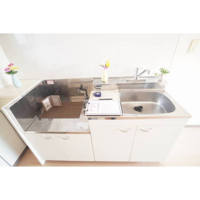 コンロを設置可能です。