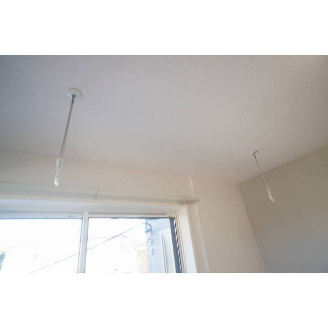 室内物干しも付いてます♪