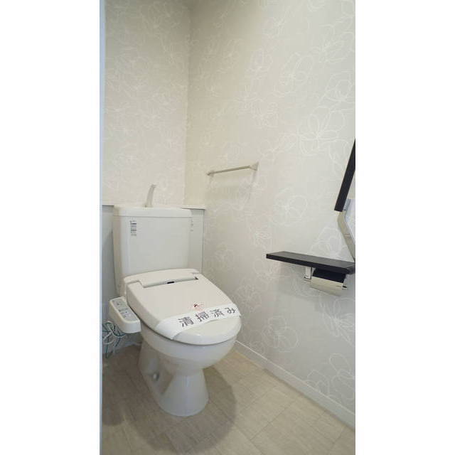 快適な多機能便座がついています