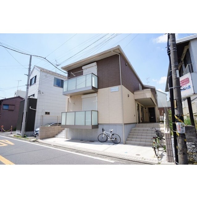 駅までフラット　道路より高さ有り