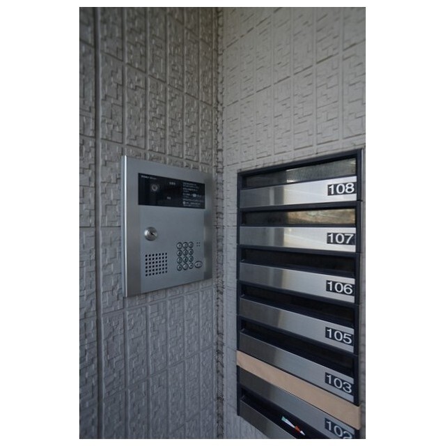 オートロック操作盤と集合ポスト♪