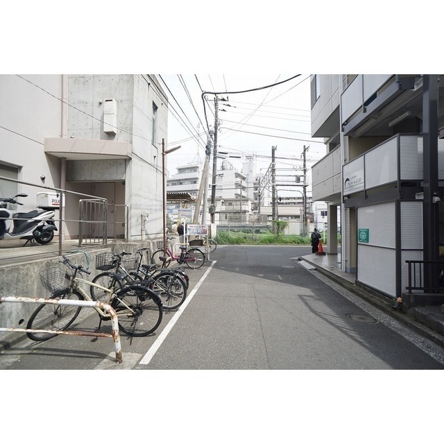 前面道路です。