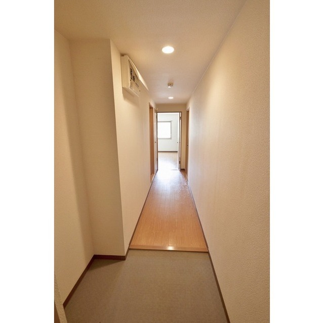 奥行のある玄関