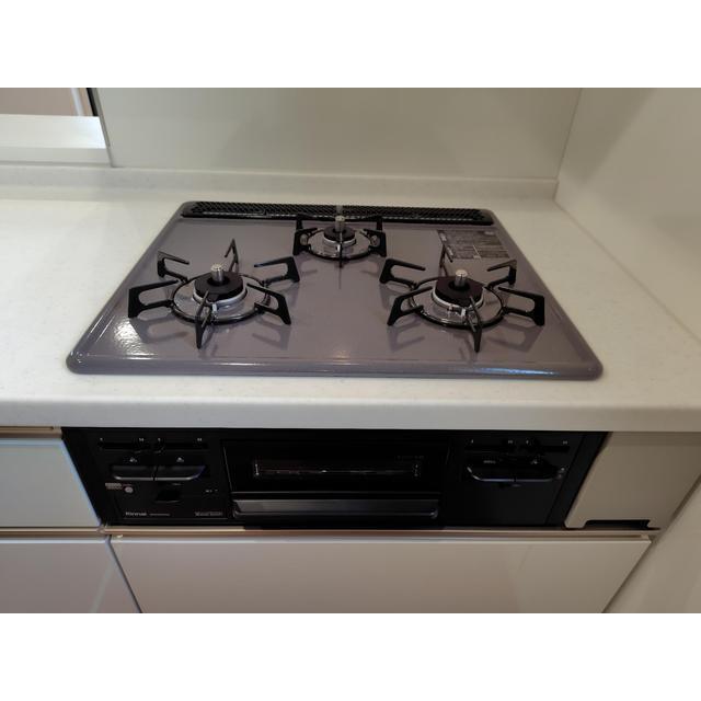 3口ガスコンログリル付