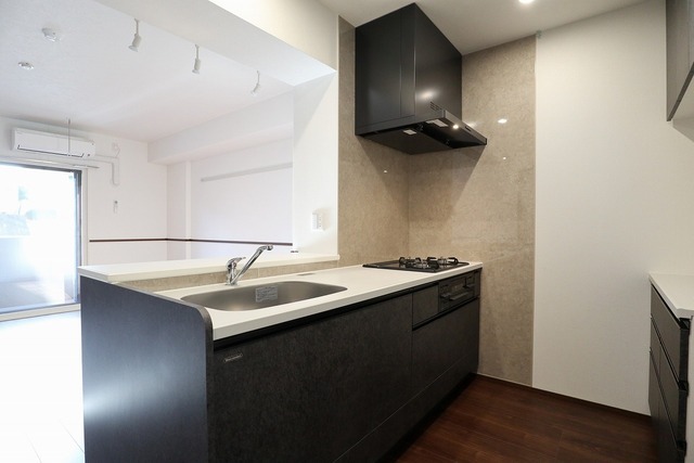 ガス3口グリル付き