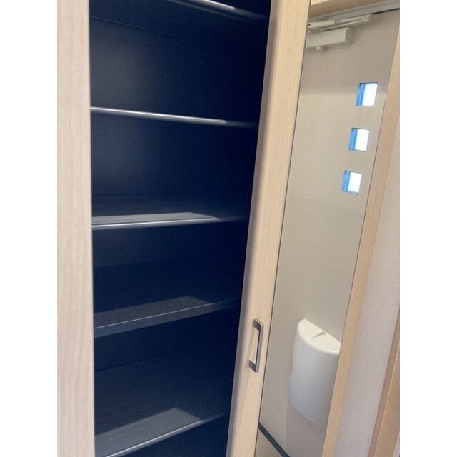 ミラー付きシューズボックス※反転あり