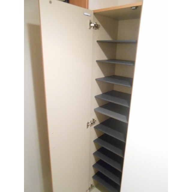 ミラー付シューズボックス