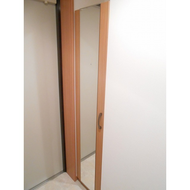 ミラー付シューズボックス